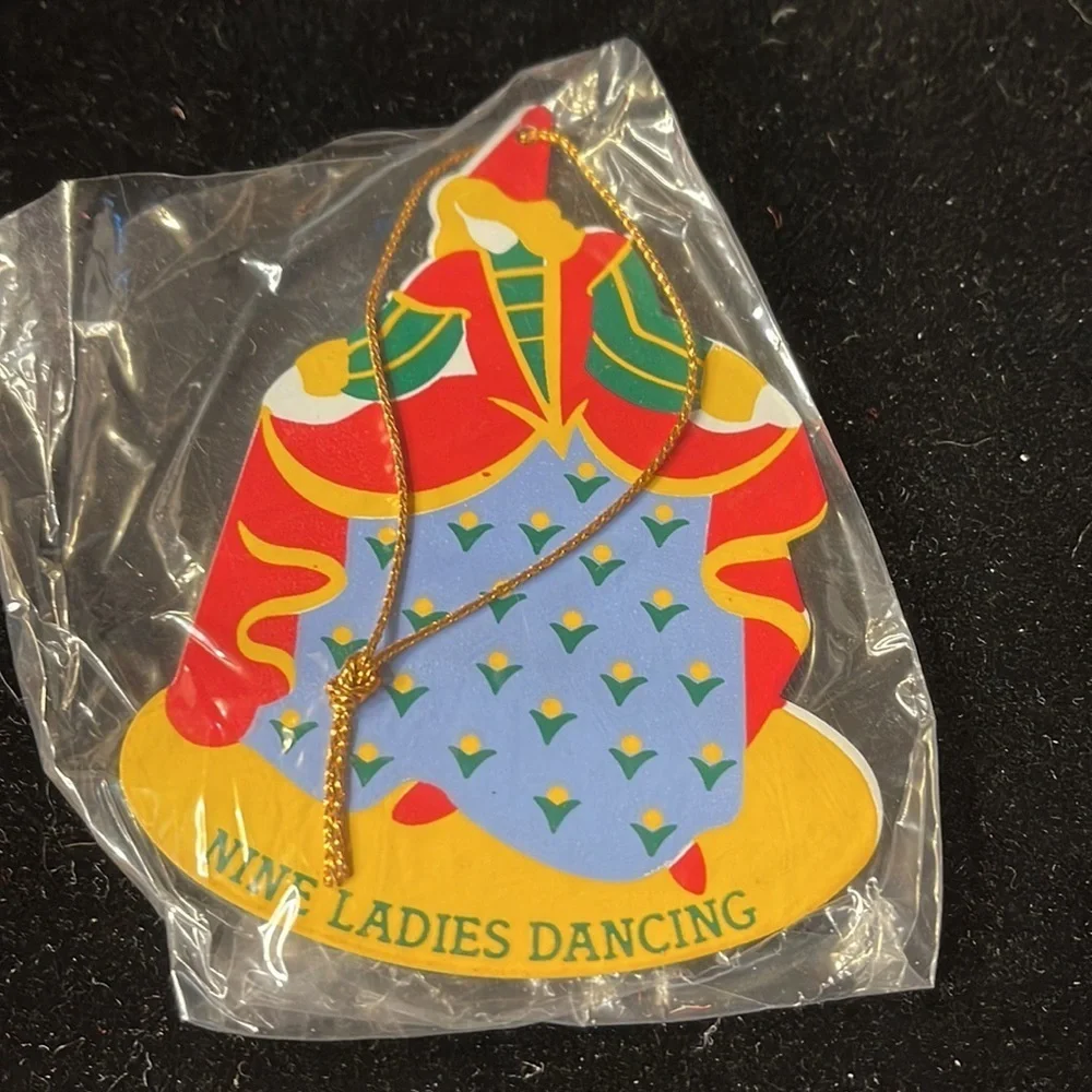 Avon Vintage “The Twelve Days of Christmas Ornaments- Nine Ladies Dancing” Metal